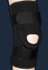 Comfortable Hinged Medical Knee Brace Open Patella Protector Wrap For Pain Relief