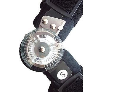 Black ROM Support Stabilizer metal Knee Brace For Meniscus Injury