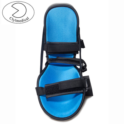 Adjustable Blue Ankle Brace with Foam Support - Hand Wash Only, Ideal for Outdoor Activities